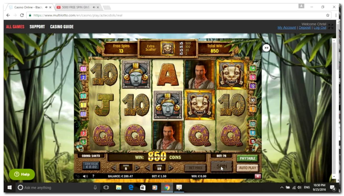 €825 Free Casino Tournament at Mansion Casino